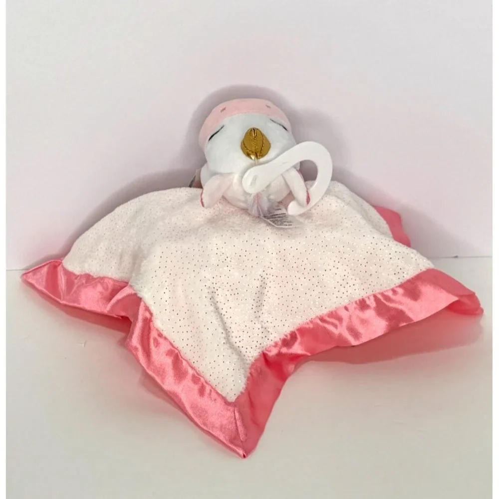 NEW Magic Years MAGIC Believe Rainbow Unicorn Pink Satin‎ Lovey